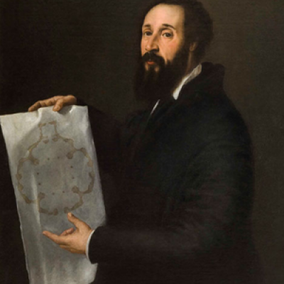Tiziano portrayed by Giulio Romano