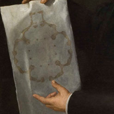 Tiziano portrayed by Giulio Romano, detail